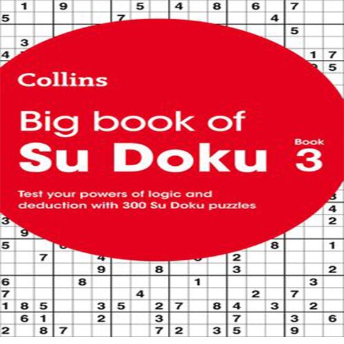 Big Book of Su Doku 3: 300 Su Doku puzzles (Collins Su Doku)