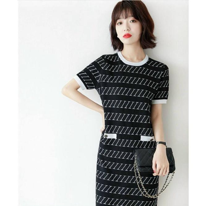 HÀNG NHẬP - ĐẦM SUÔNG LEN HOẠ TIẾT
