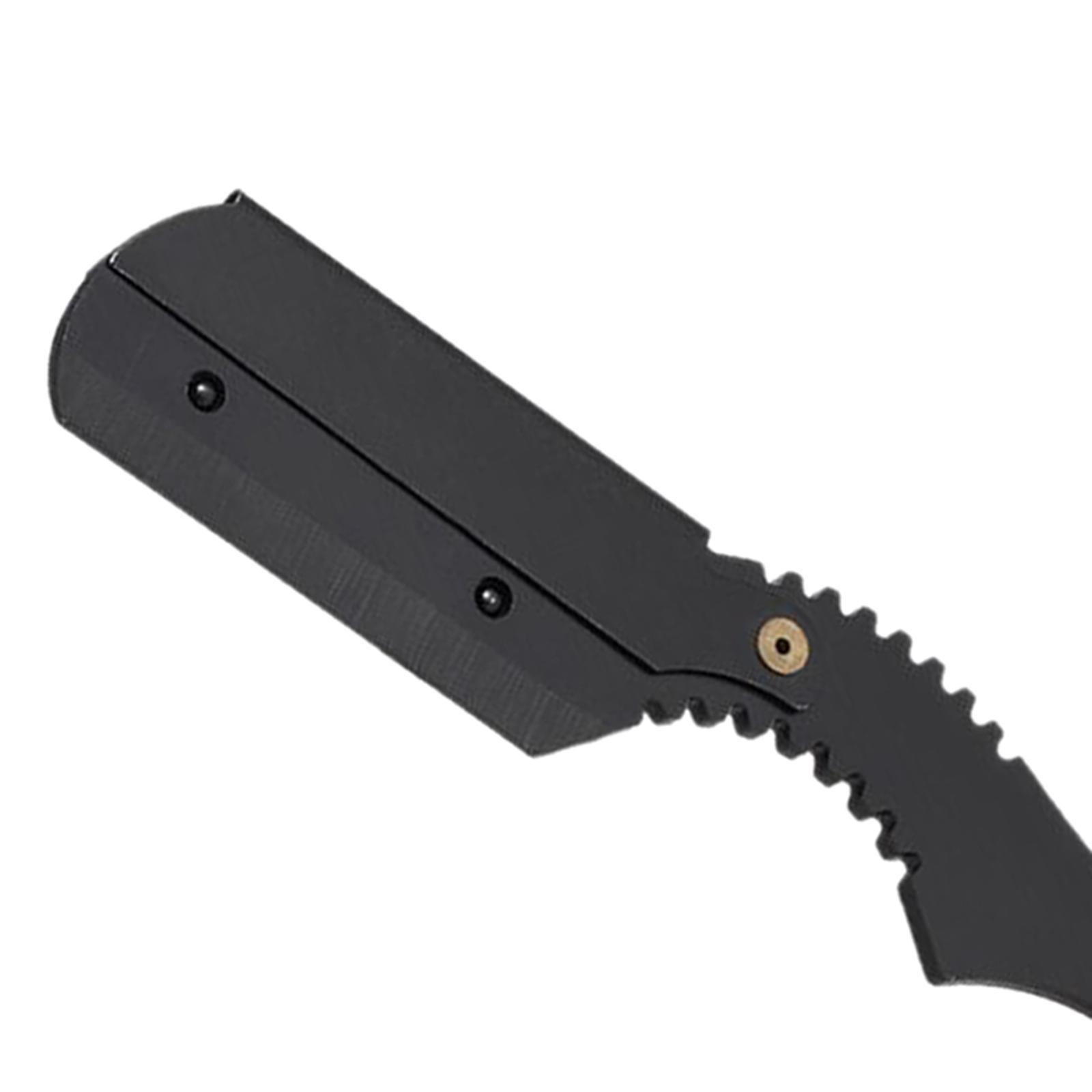 Straight Edge Barber  Wooden Handle for Barbershop Stainless Steel