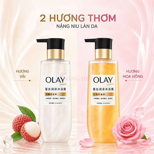 Sữa tắm Olay Luminous Body Wash (350g) - Hàng chính hãng
