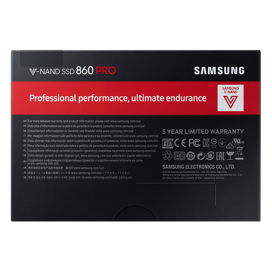 Ổ Cứng SSD Samsung 860PRO 1TB Sata III 2.5inch - Hàng Chính Hãng