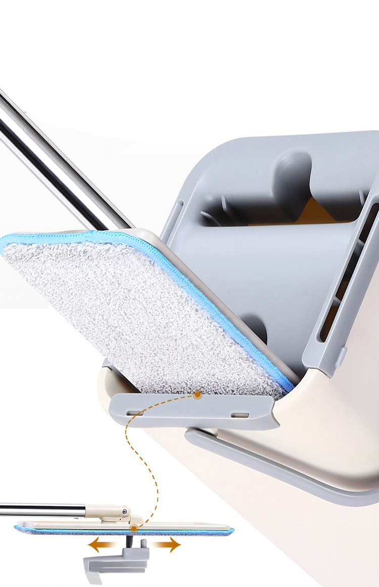 Bộ cây lau nhà kèm thùng vắt 2 ngăn