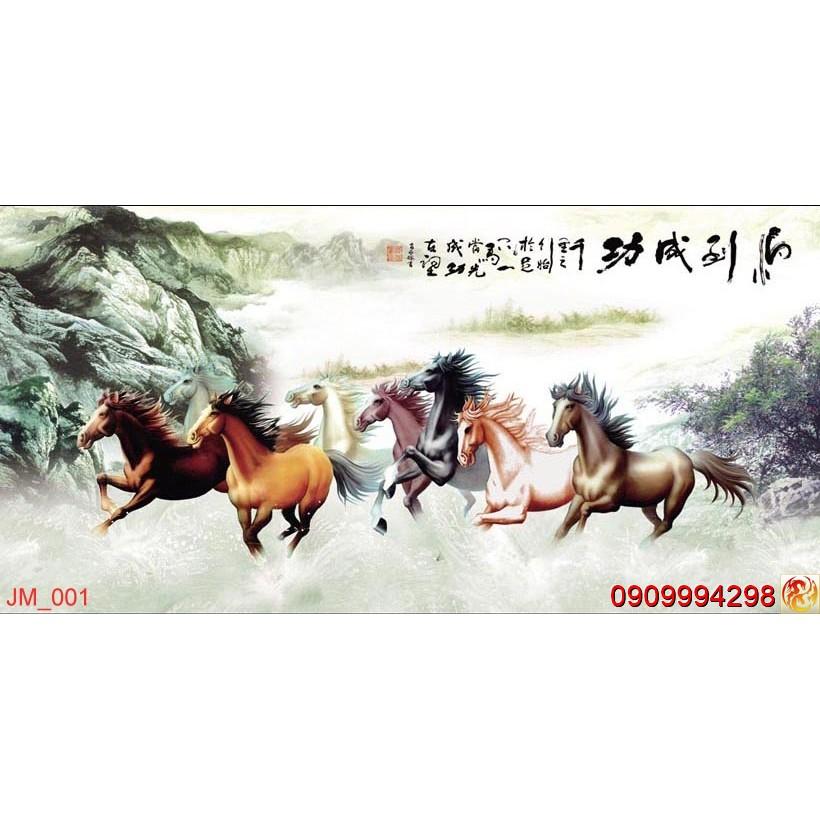 TRANH DÁN TƯỜNG 3D MÃ ĐÁO THÀNH CÔNG