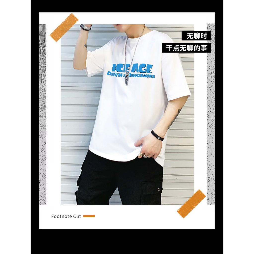Áo thun tay lỡ unisex Crew đẹp Có BIG SIZE