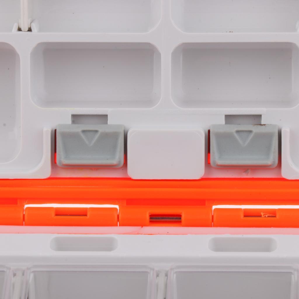 Plastic 16/30 Compartments Fishing Tackle Box Bait Case for Terminal Tackle Hooks Carp Weights Swivels