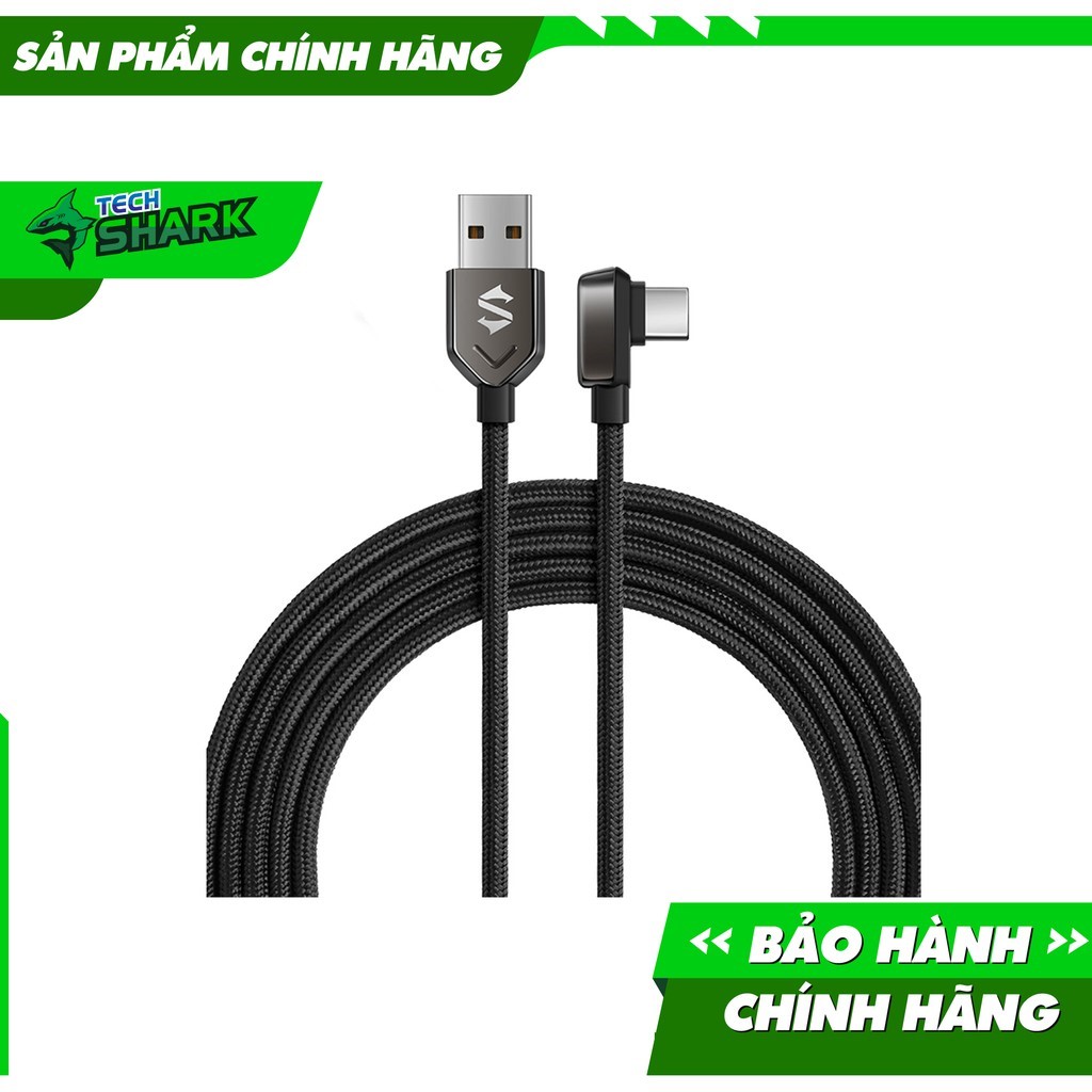 Cáp sạc nhanh truyền dữ liệu vuông góc USB-C Black Shark - HÀNG CHÍNH HÃNG