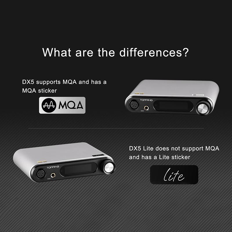 Topping DX5 Lite Decoder ES9068AS*2 Bộ khuếch đại tai nghe DAC DSD512 768KHz LDAC/USB/OPTICAL/COCUT đầu vào XLR/RCA/6,35mm đầu ra XLR/RCA/6.35mm