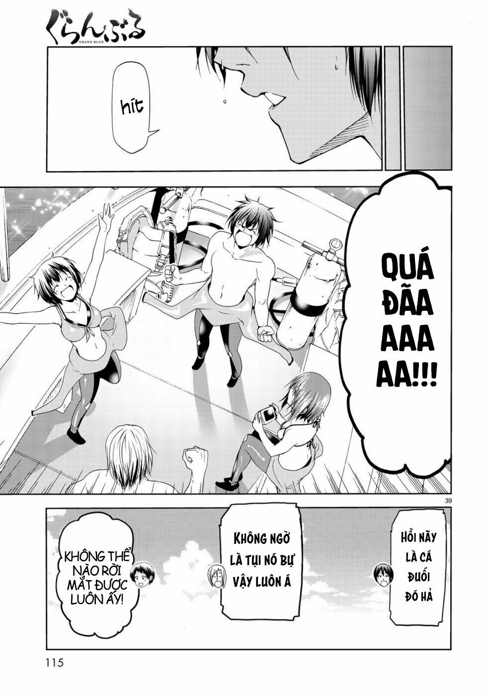 cô gái thích lặn - grand blue chapter 56 37