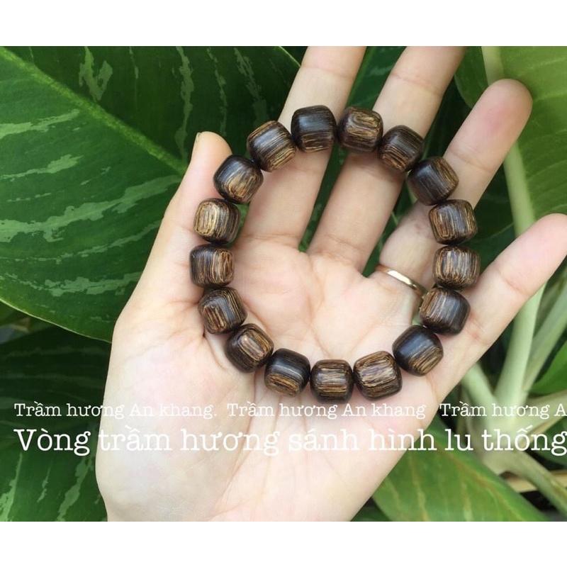 Vòng tay trầm hương sánh chìm kiểu lu thống