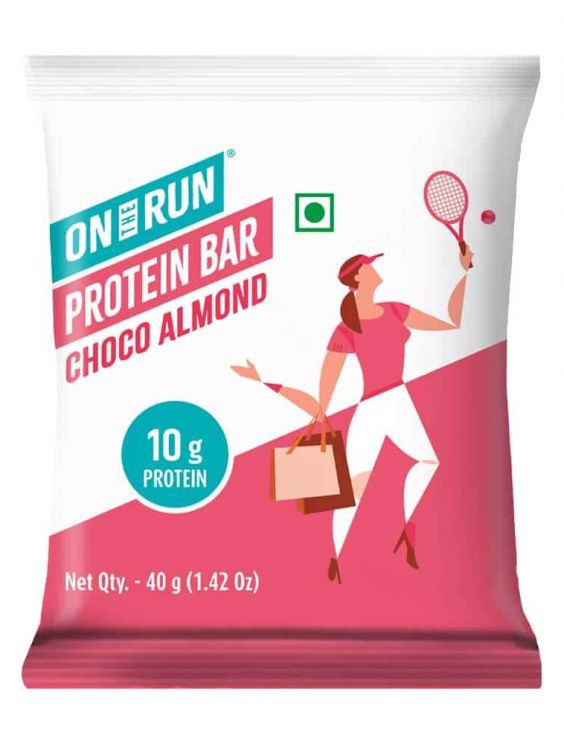 Thanh Protein Hạnh Nhân On The Run 40gx6