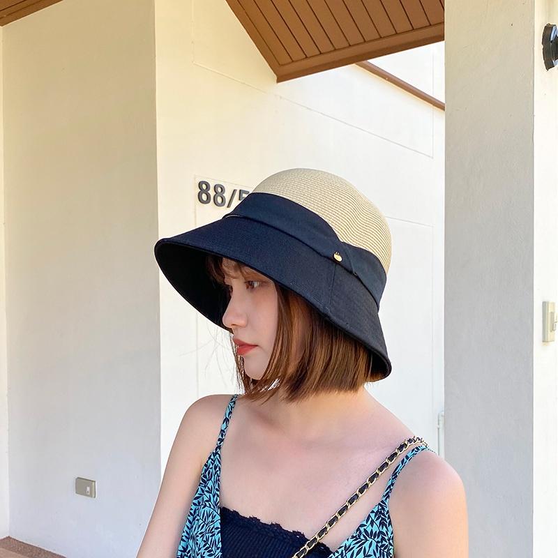 Nón Bucket Nữ / Nón Rộng Vành Nữ / Mũ Cói Rộng Vành / Nón Chống Nắng / Mũ Trùm Đầu Chống Nắng / Nón Vành Rộng Chống Tia UV Thời Trang Dành Cho Nữ
