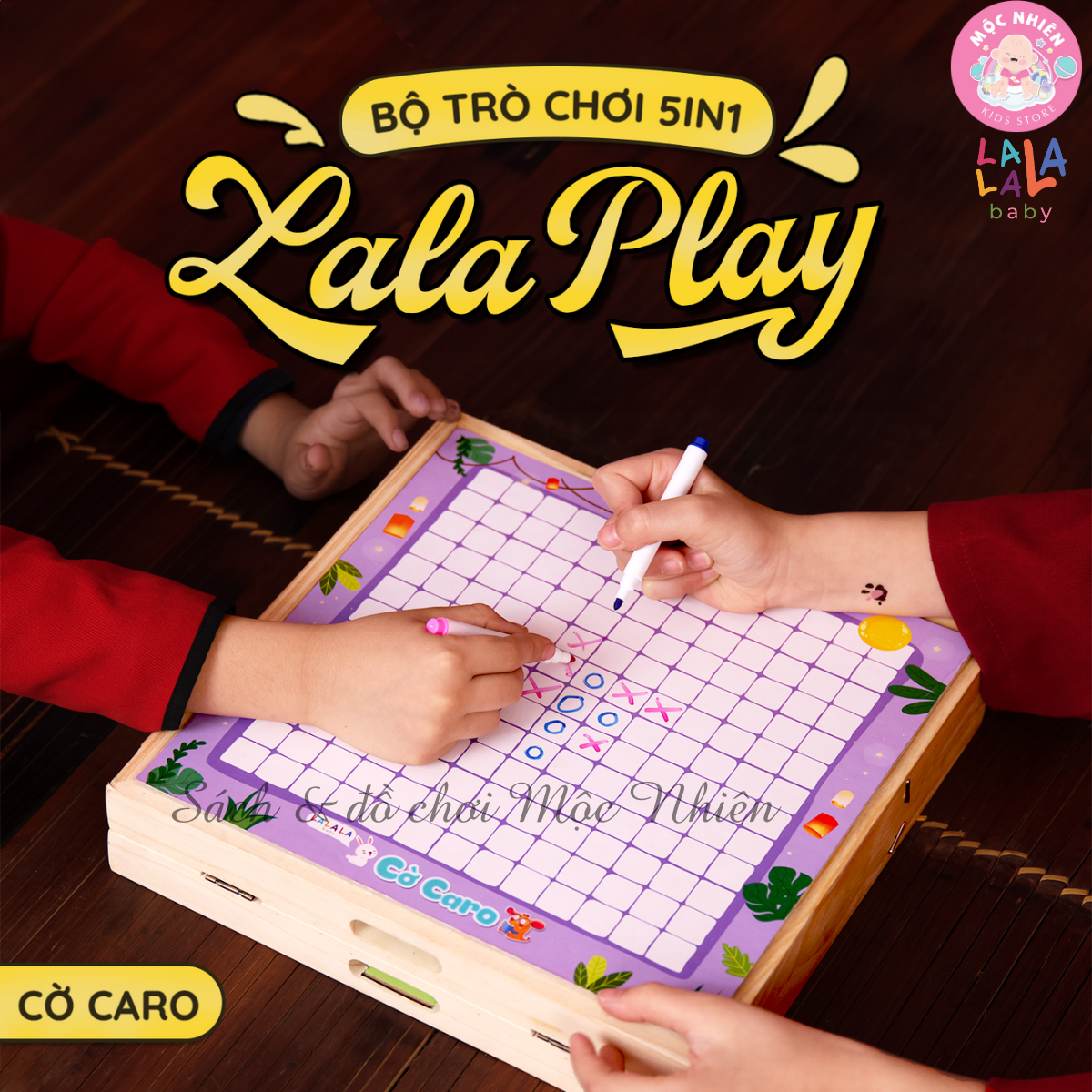 Đồ Chơi Board Game 5in1 Lalaplay - Trò Chơi Dân Gian Tết 2024 - Lalala baby