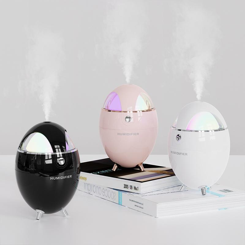 350ML Máy Tạo Độ Ẩm Không Khí Nhà USB Siêu Âm Hương Thơm Không Khí Máy Khuếch Tán Tinh Dầu Lộc Đèn Đêm Đầy Màu Sắc Không Umidificador Máy Lọc Mát Phun Sương Tạo