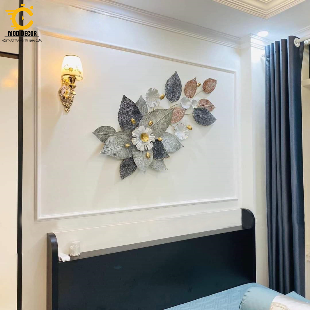Tranh sắt treo tường trang trí MOD Decor, phong cách Bắc Âu nghệ thuật Lianzhang JJT mã 2226