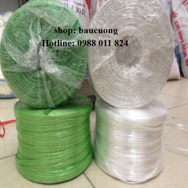 Dây nilong, dây dứa, dây buộc hàng nhiều màu cuộn 800gram