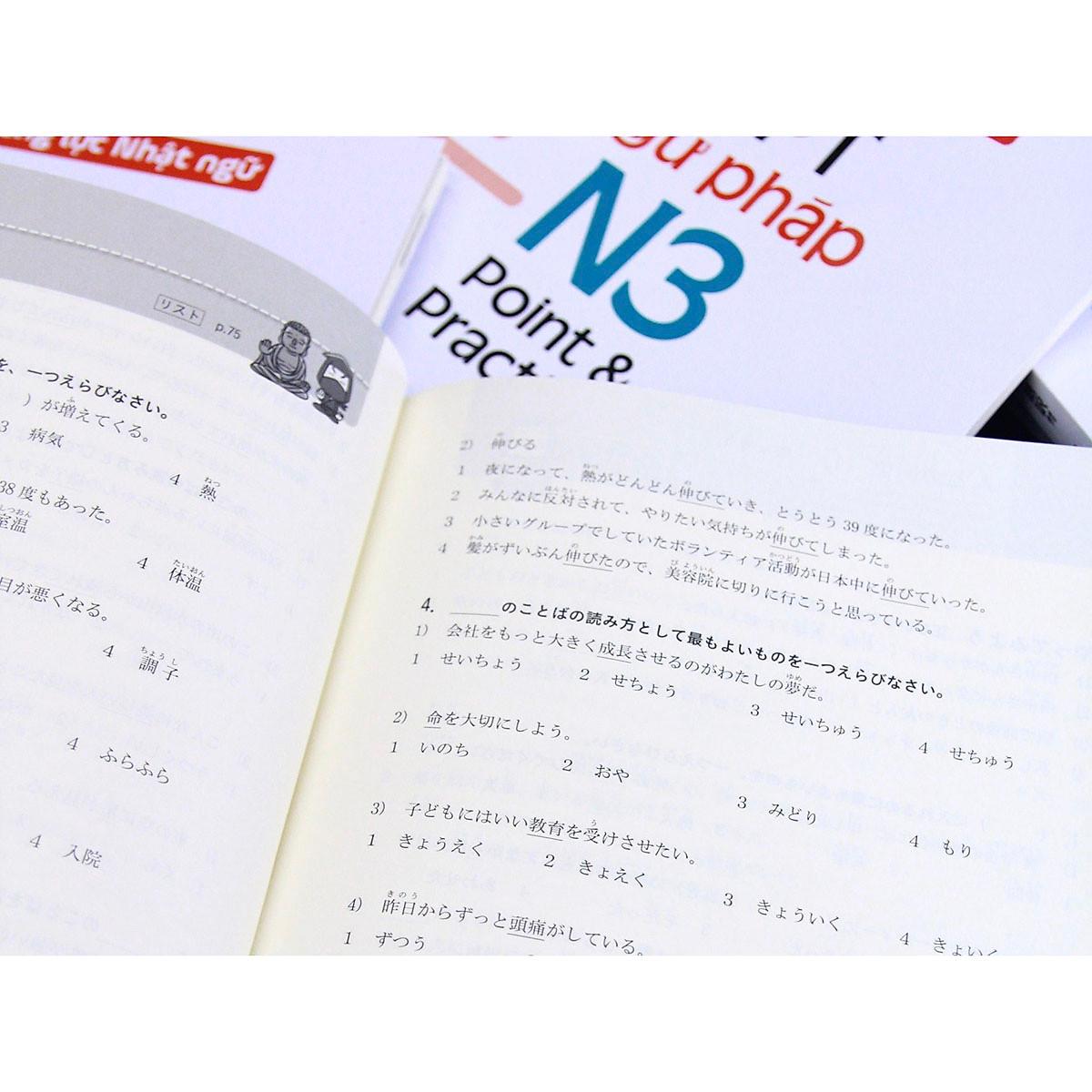 Kỳ thi năng lực Nhật ngữ: Point &amp; Practice N3 - Đọc hiểu (NXB Trẻ)