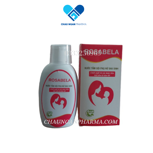 Dung dịch tắm gội sau sinh Rosabela 120ml