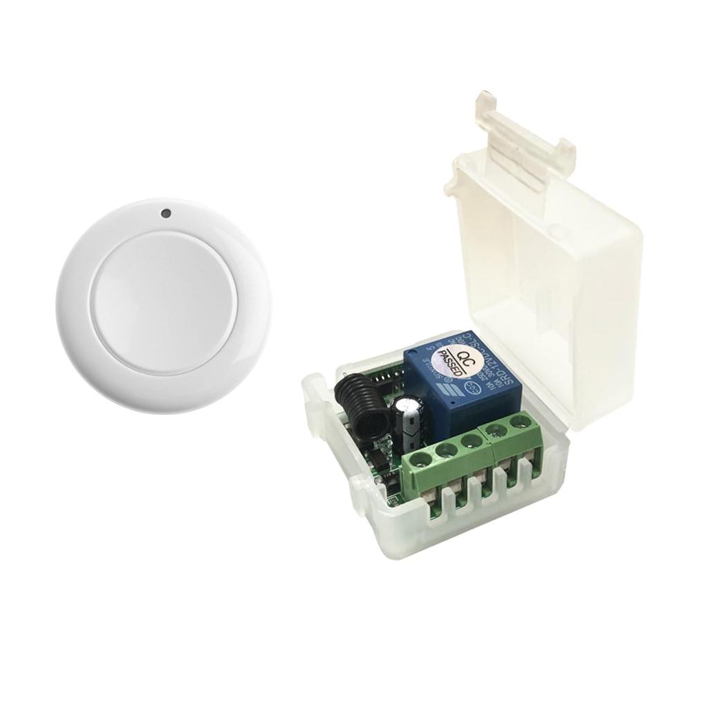 DC 12V 1 Channels Remote Control Switch Control Wireless RF Relay 1 Receiver With 1 Transmitter B