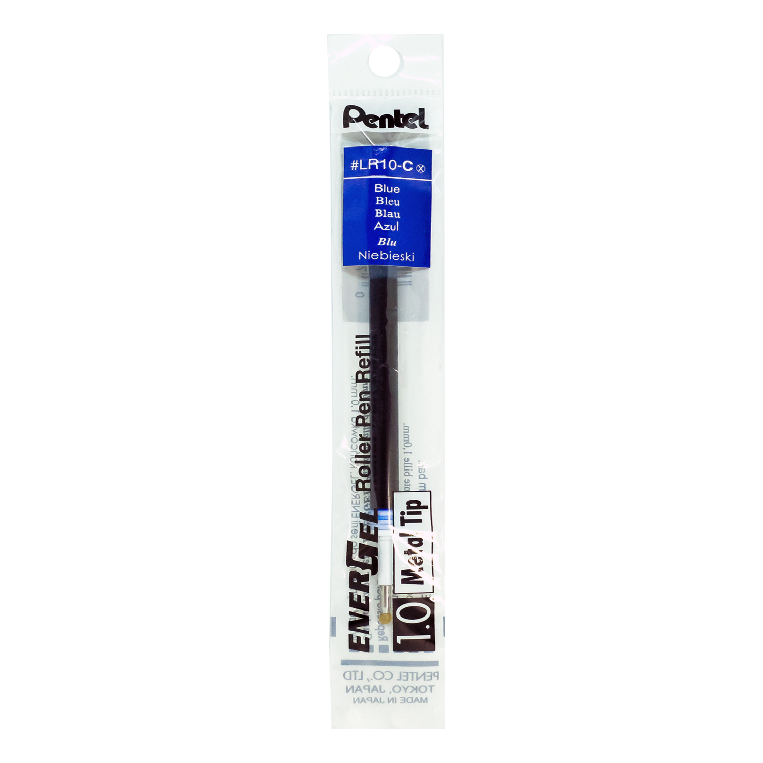 Ruột Bút Ký Pentel Energel LR10 | Ngòi 1.0mm | Ngòi Bút Pentel Energel Chính Hãng | 3 Màu Mực