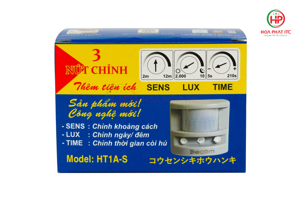 Báo động hồng ngoại 3 nút chỉnh HT1A-S