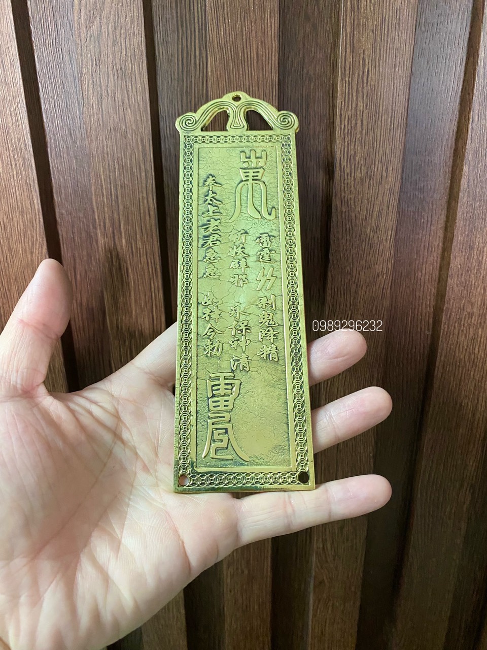 Kim bài Thiên Quan Tứ Phước Phúc đồng nguyên chất