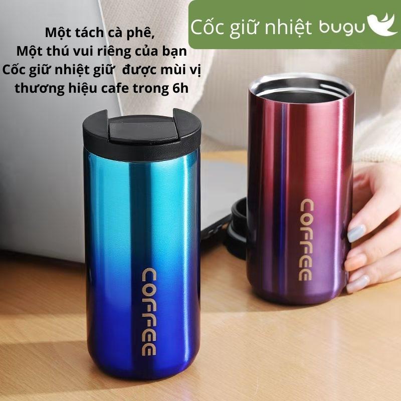 Bình Giữ Nhiệt Coffee Bugu Mini Inox 304 LI-02 – Hàng Chính Hãng