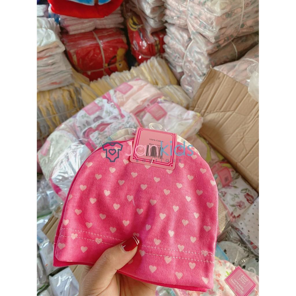 Set 5 mũ sơ sinh cotton Carter mềm mịn cho bé dưới 6 tháng tuổi