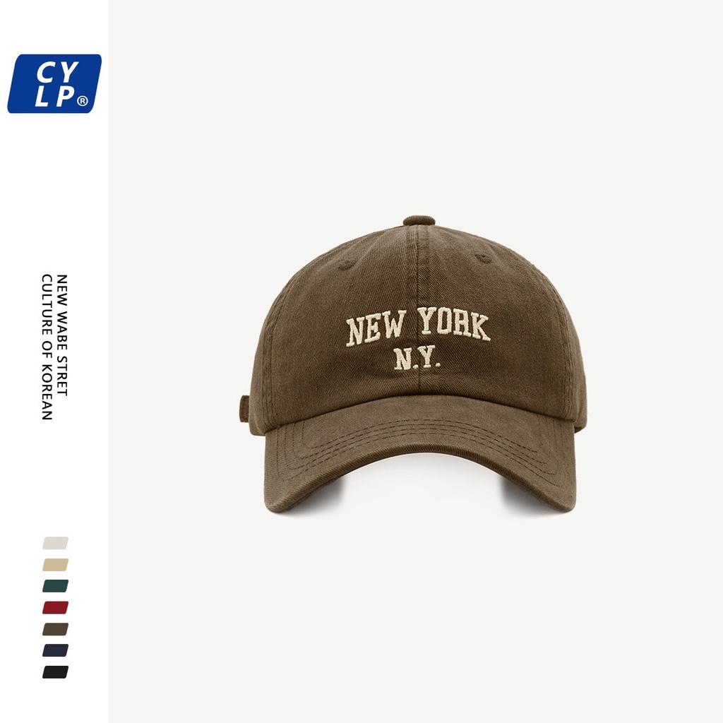Mũ lưỡi trai nón thêu chữ New York NY nam nữ