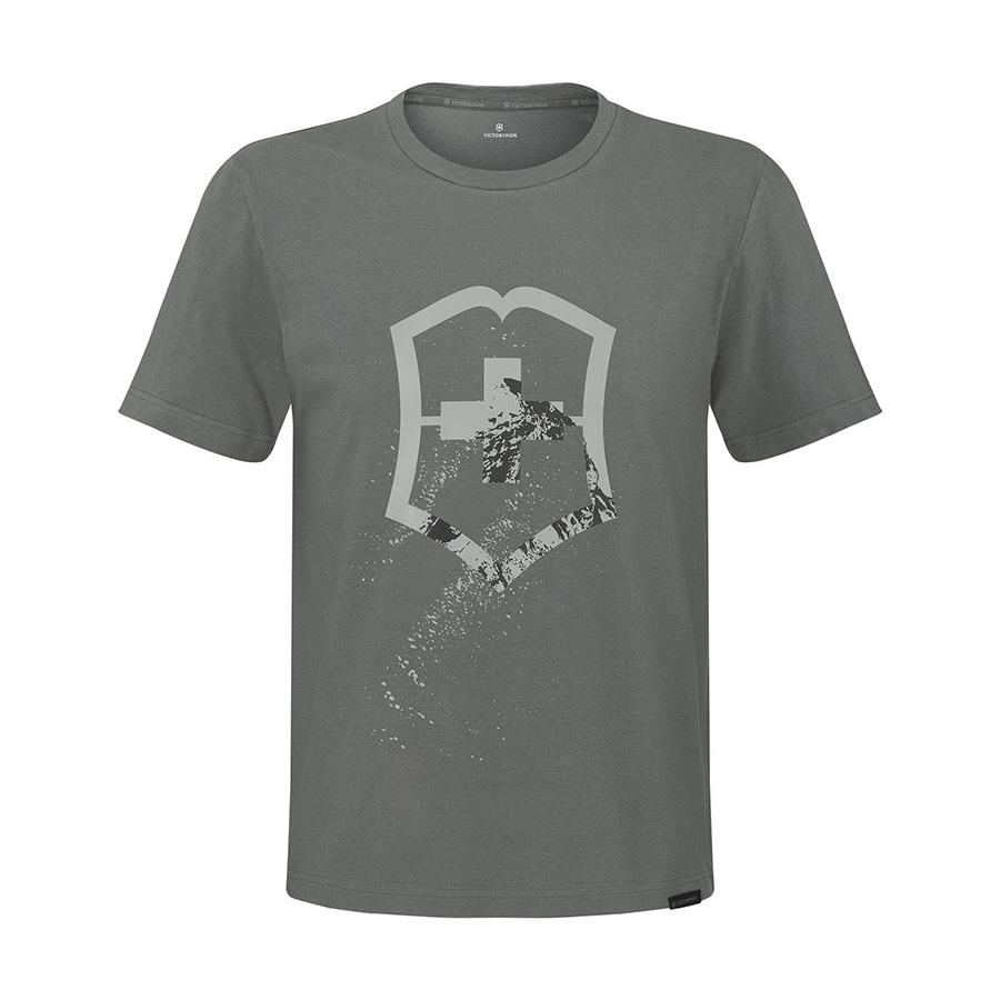 Áo thun Victorinox Brand Collection Mountain Graphic Tee - Grey