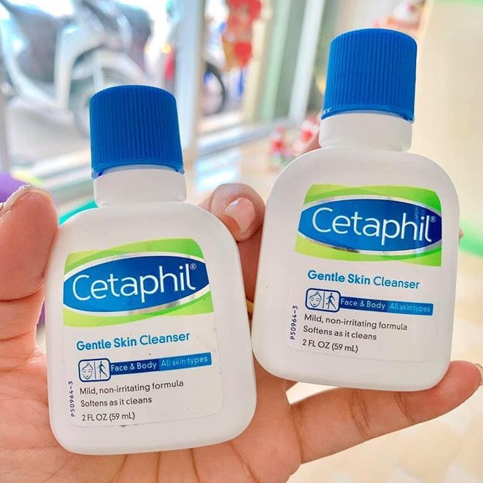 Sữa rửa mặt Cetaphil Gentle Skin Cleanser 59ml dịu nhẹ cho mọi loại da