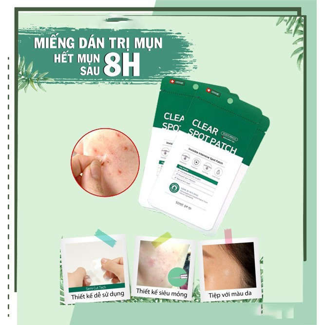 Bộ 4 SP Hỗ Trợ Giảm Mụn Cấp Tốc Some By Mi 30 Days Miracle (Dán mụn 18miếng + SRM 100ml + Kem chấm mụn 30ml + Tinh dầu 10ml)