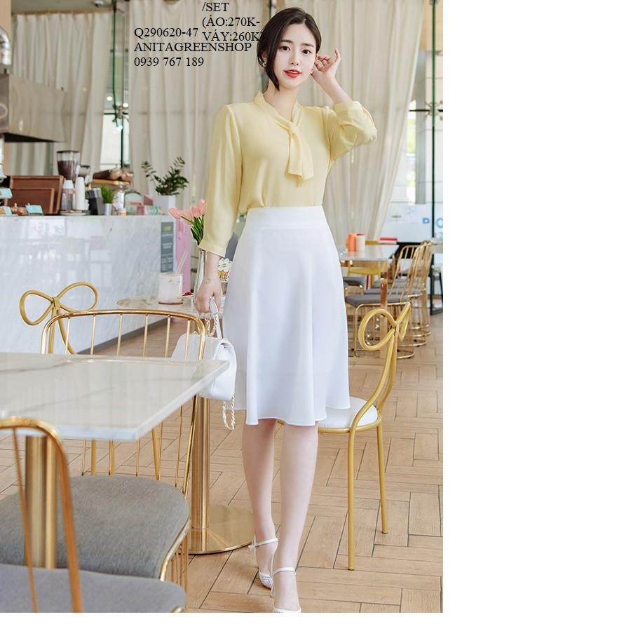 Q290620 SET ÁO VÀ CHÂN VÁY CÔNG SỞ