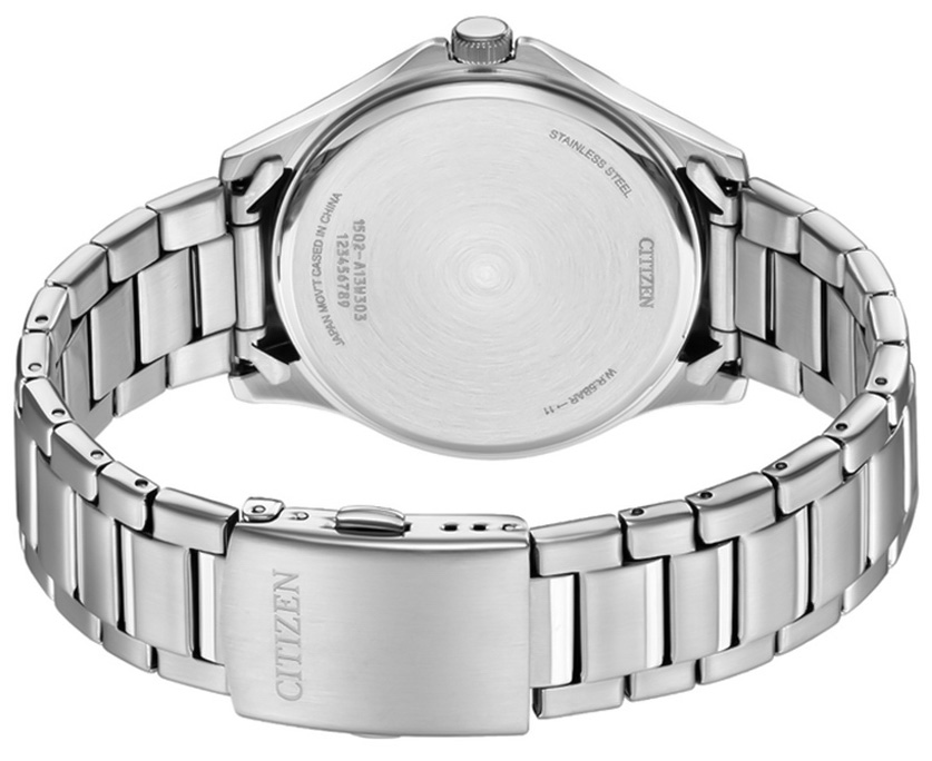 Đồng Hồ Nam Citizen Pin-Quartz Dây Thép Không Gỉ BF2021-82L - Mặt Xanh (41mm)