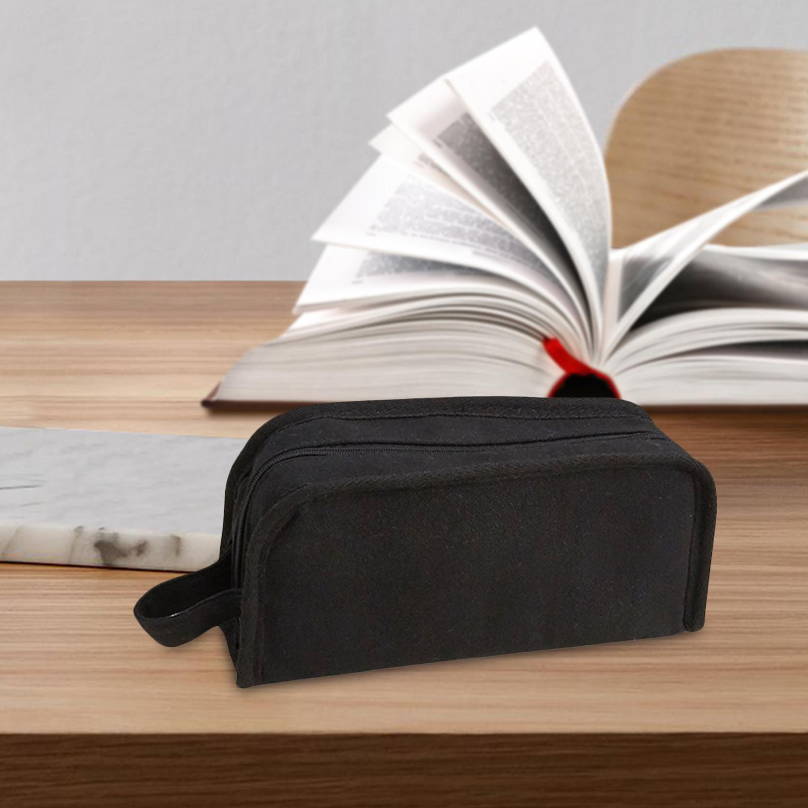Wide Opening Pencil Pen Case, Large Capacity Zipper Pencil Pouch, Pencil Bag School Supplies for Girls, Stationery Organizer Marker Pouch Makeup Bag