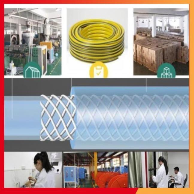 Bộ dây vòi xịt nước rửa xe,tưới cây tăng áp 3 lần 15m