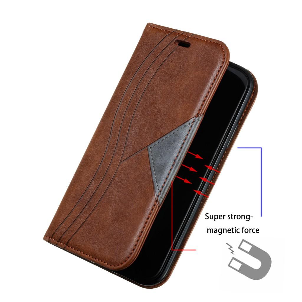 Ốp lưng da ví gập cho Apple iPhone 11 Pro Max iPhone X XS Max XR iPhone 8 Plus iPhone 7 Plus SE2