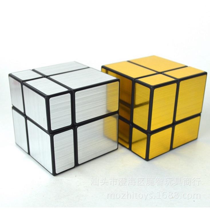 Đồ chơi Rubik 3x3 Biến Thể Rubik Mirror QiYi Khối Lập Phương Rubik Tráng Gương Vàng Tráng Gương Bạc