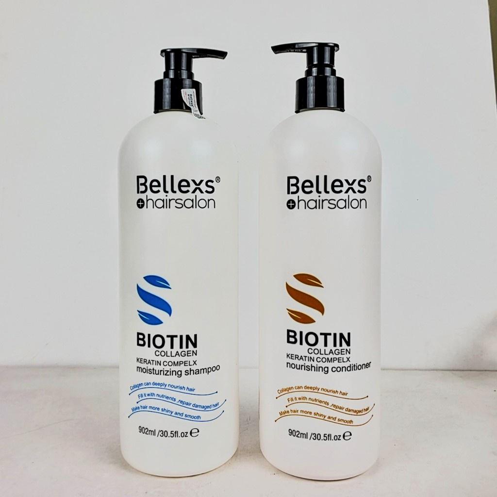 Dầu gội Biotin Bellexs hairsalon Dung Tích 902ml Kích Thích Mọc Tóc- Làm Mượt Tóc Hư Tổn