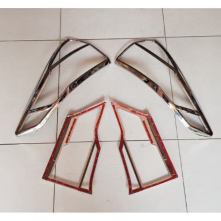 BỘ VIỀN ĐÈN SAU MẠ CROM DÀNH CHO XE HONDA CITY 2018-2019