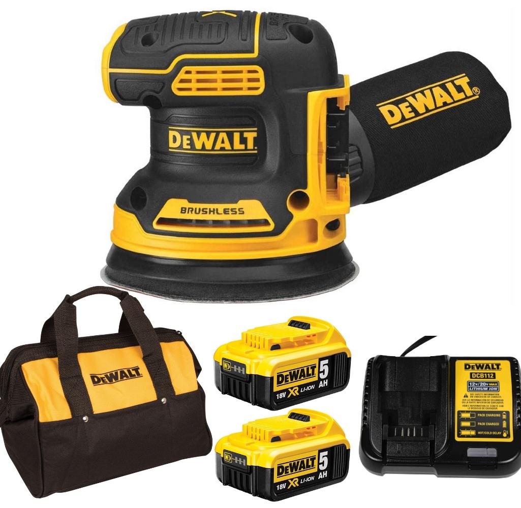 MÁY CHÀ NHÁM PIN CẦM TAY 18V(20V MAX)-125MM DEWALT DCW210P2- HÀNG CHÍNH HÃNG