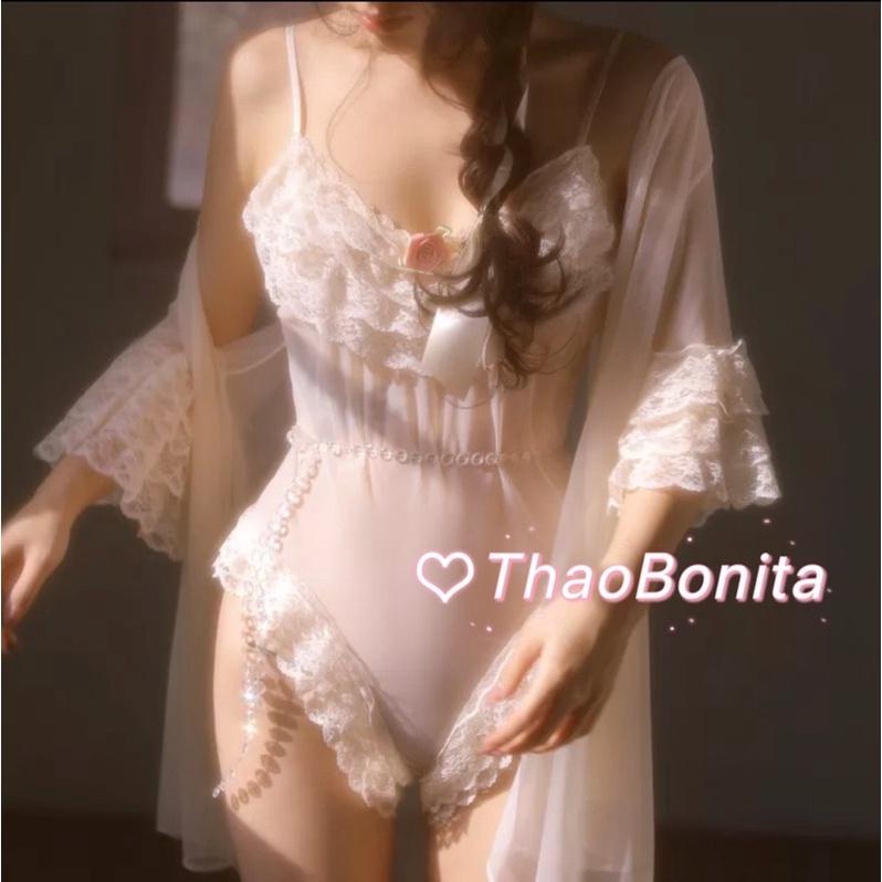 Set Ngủ Nàng Thơ Siêu Cao Cấp. SHIP HỎA TỐC TPHCM. Đồ Ngủ Cosplay Sexy. ThaoBonita T026