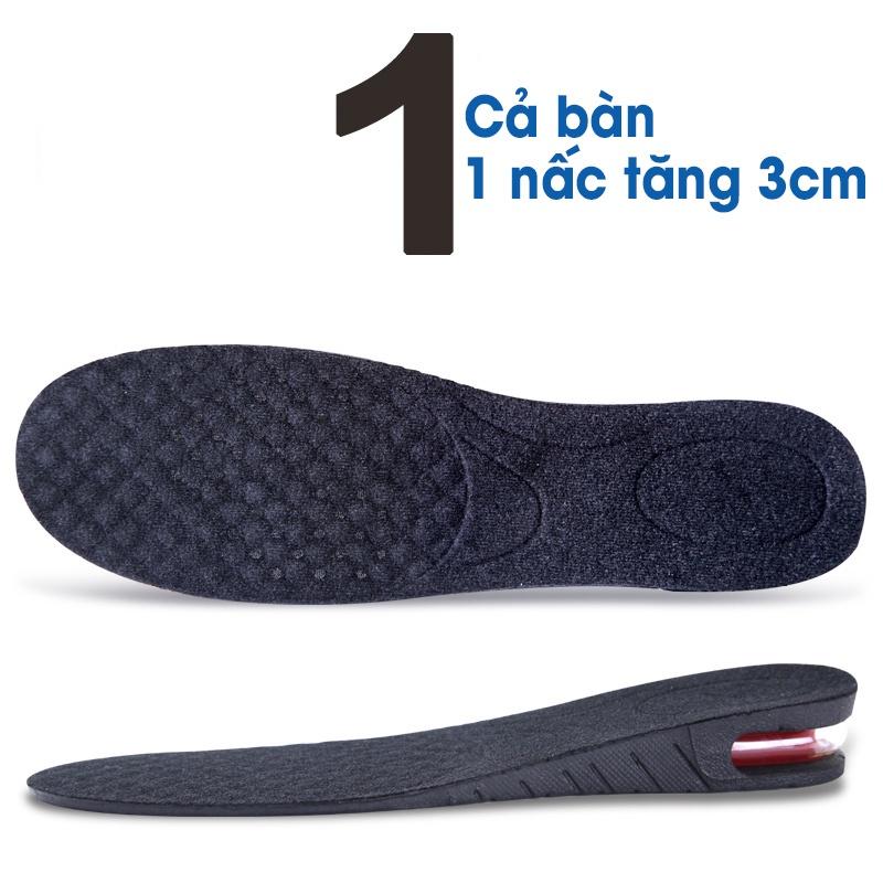 Lót giày tăng chiều cao có đệm khí cả bàn &amp; nửa bàn cao cấp L110AB