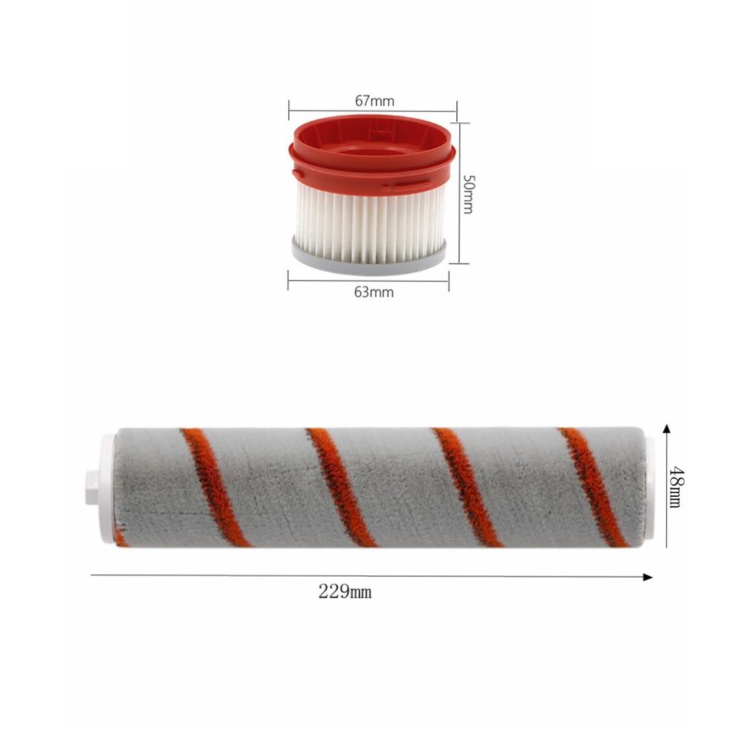 Vacuum Cleaner Parts HEPA Filter for Dreame V9 10Household Wireless Handheld Vacuum Cleaner Accessories Hepa Filter Roller Brush Parts Kit Filter