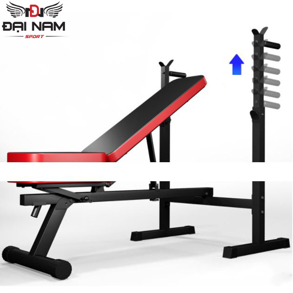 Hình ảnh Ghế Tập Tạ Đa Năng Kết Hợp Giá Đỡ Tạ DNS189 Chính Hãng Đại Nam Sport