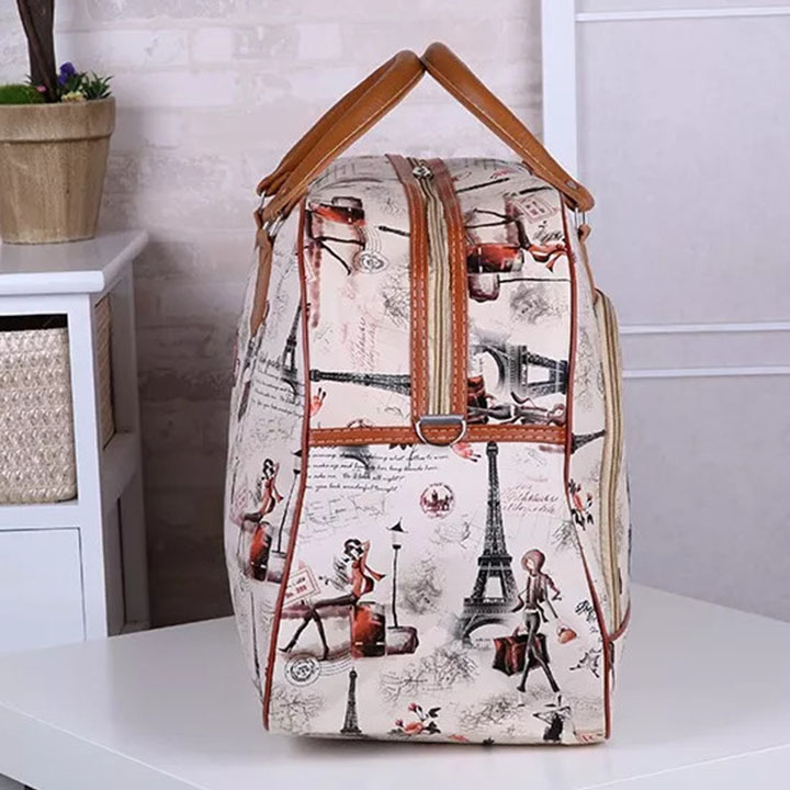 Túi Trống Du Lịch Họa Tiết Size 52cm - Tặng Kèm Khóa Số Chống Trộm TUI-085