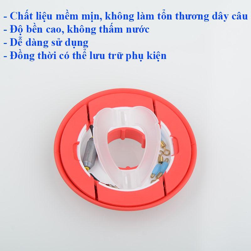 [Combo 10 cái] Trục Câu Cá Đồ Câu 24h Chất Liệu Silicon Cuốn Thẻo Dùng Cho Cần Câu Tay