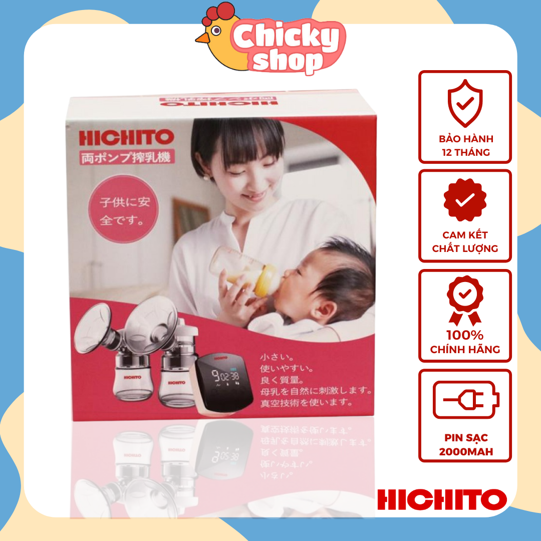 Máy Hút Sữa HICHITO Nhật Bản chính hãng tặng bộ cọ rửa bình sữa – Bảo hành 12 tháng