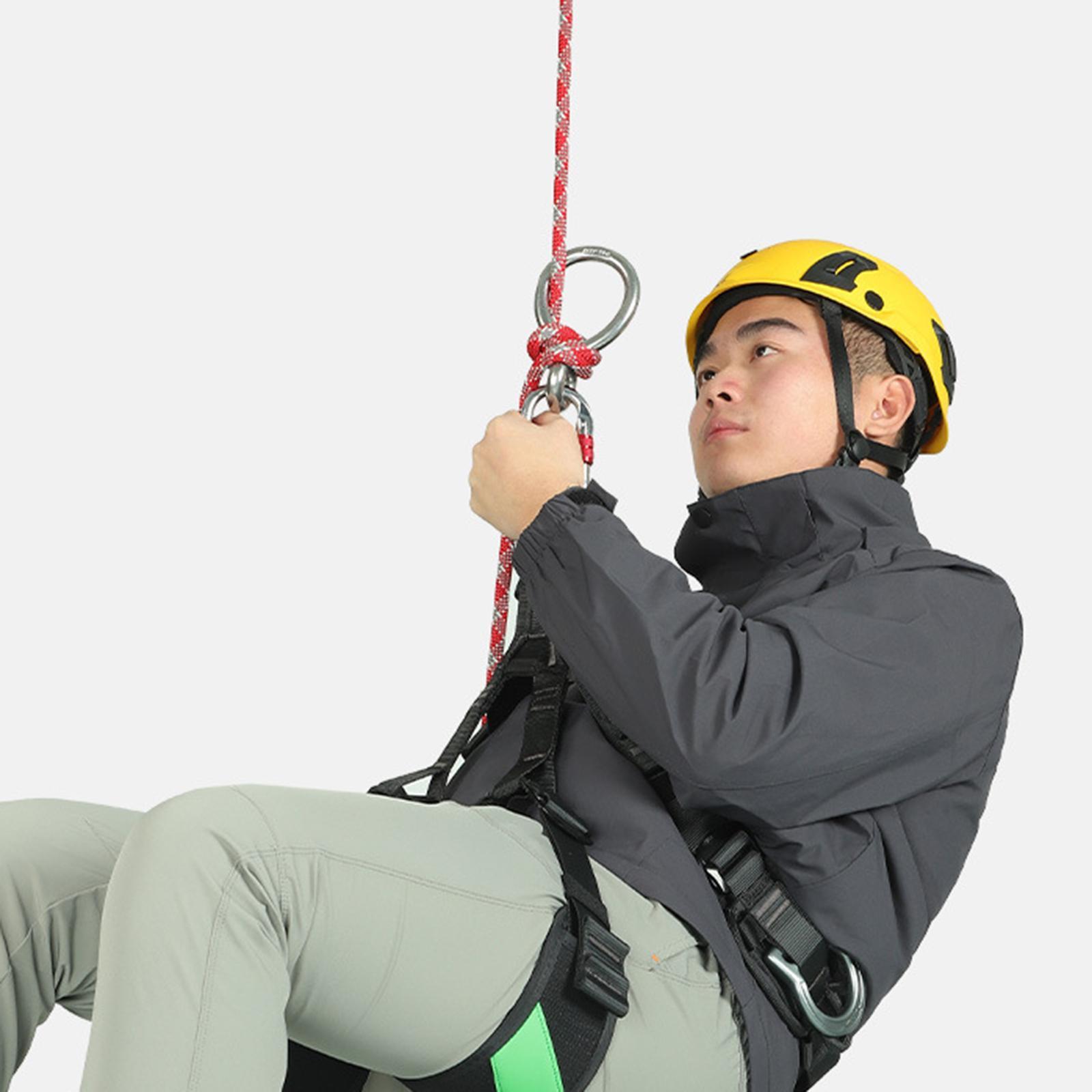 Descender Heavy Duty Belay Device for Rope Rappel Ziplining Outdoor