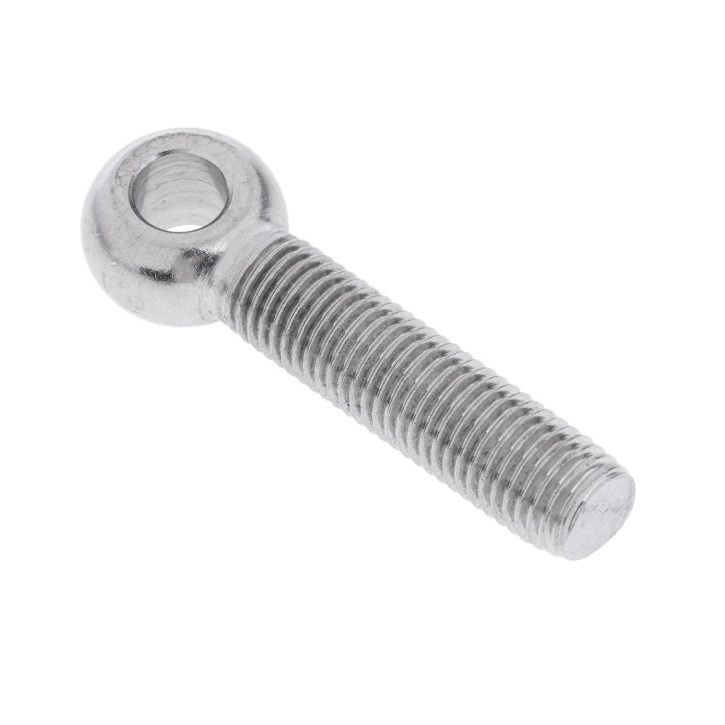 2xM16 304 Stainless Steel Threaded Eye Bolt for Balustrade M16 X 80mm