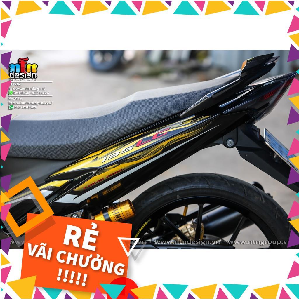 Tem Rời Exciter 135 Mẫu LC 2021 Zin Vàng Đen Trắng